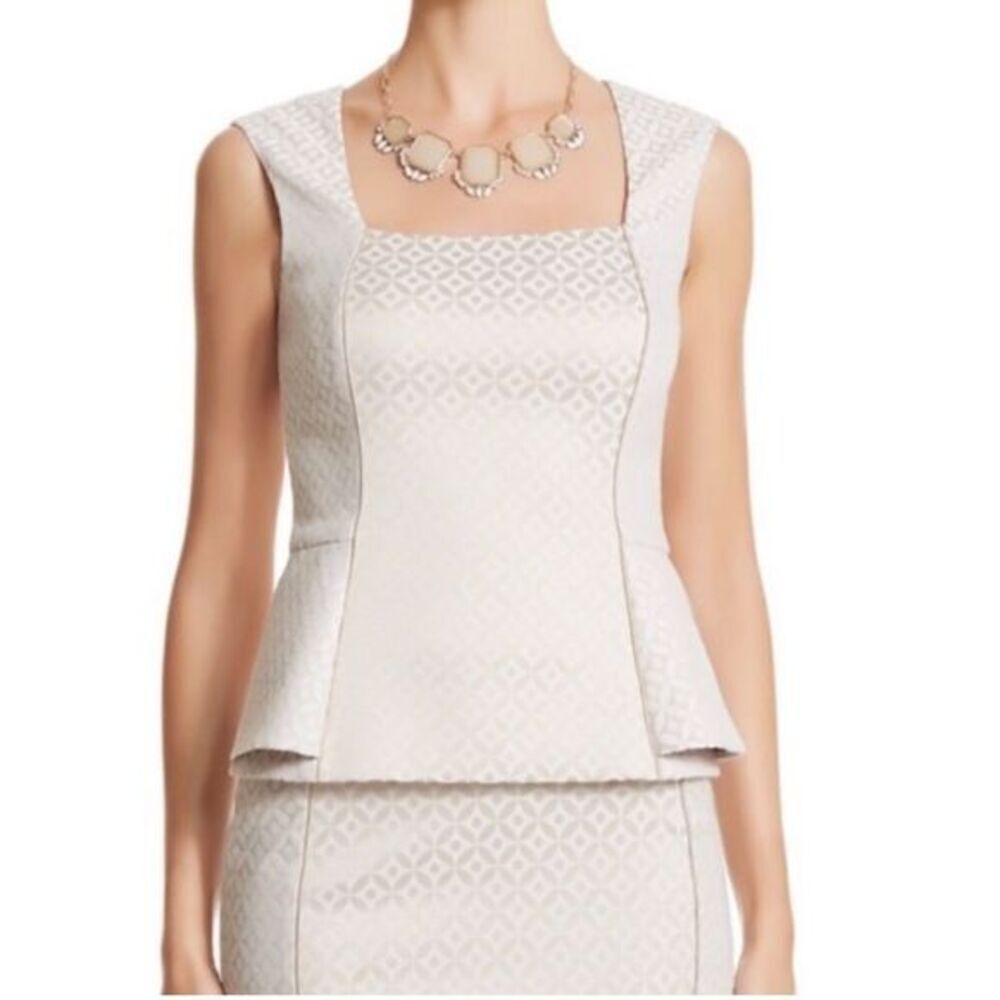 NWT White House Black Market Jacquard Bodice - Picture 1 of 11